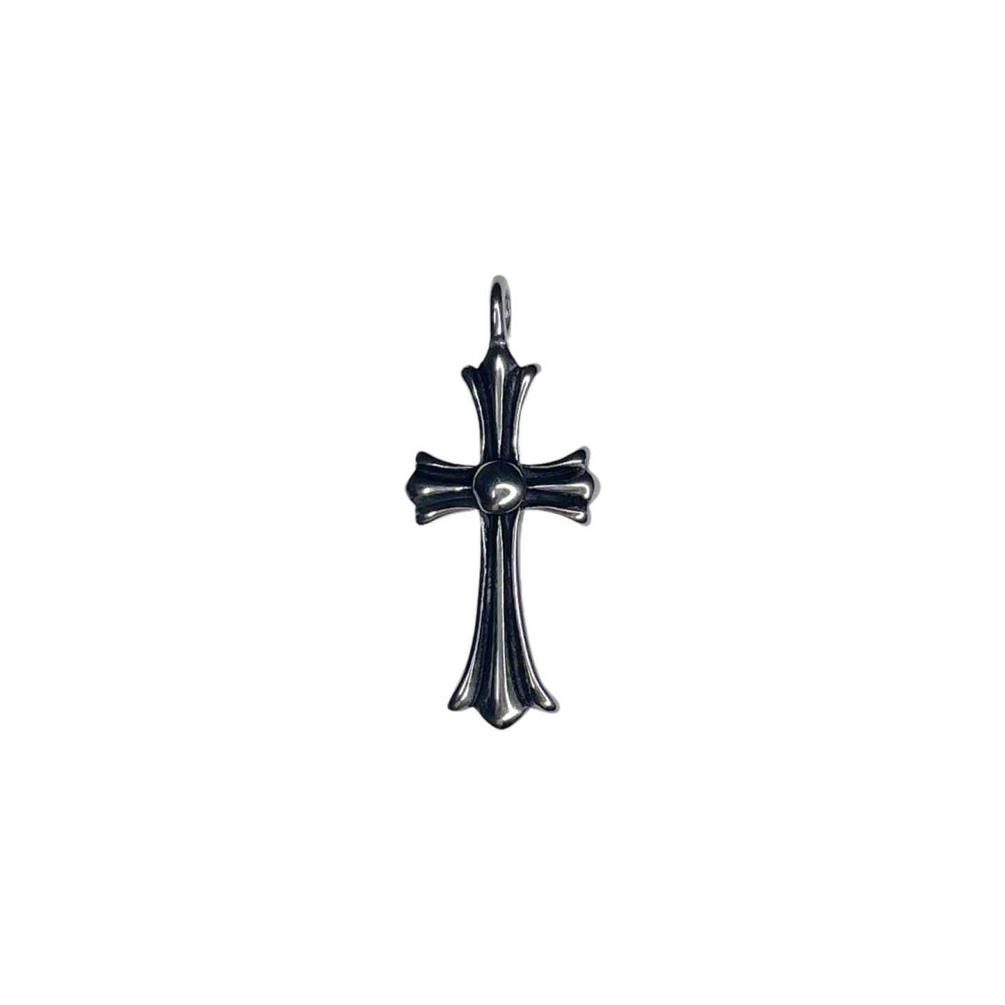 CHROME CROSS PENDANT