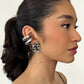 HAMMERED STEEL EARRINGS