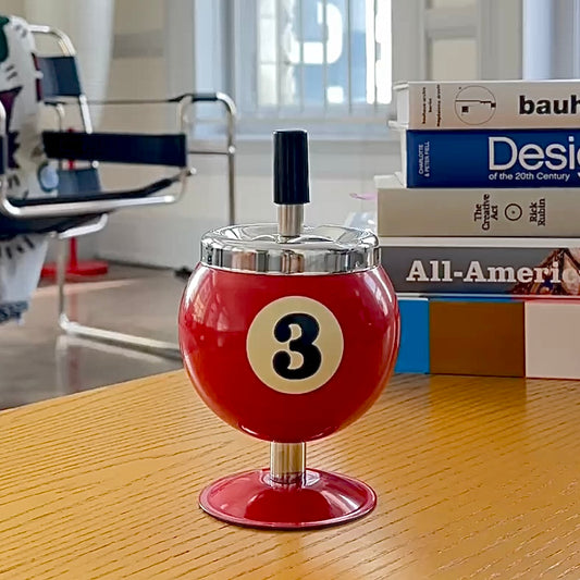 BILLIARD BALL ASHTRAY