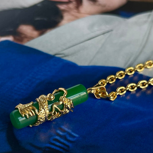 JADED DRAGON NECKLACE