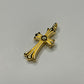 CHROME CROSS PENDANT