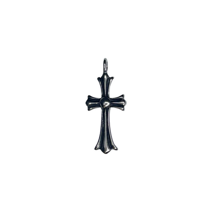 CHROME CROSS PENDANT